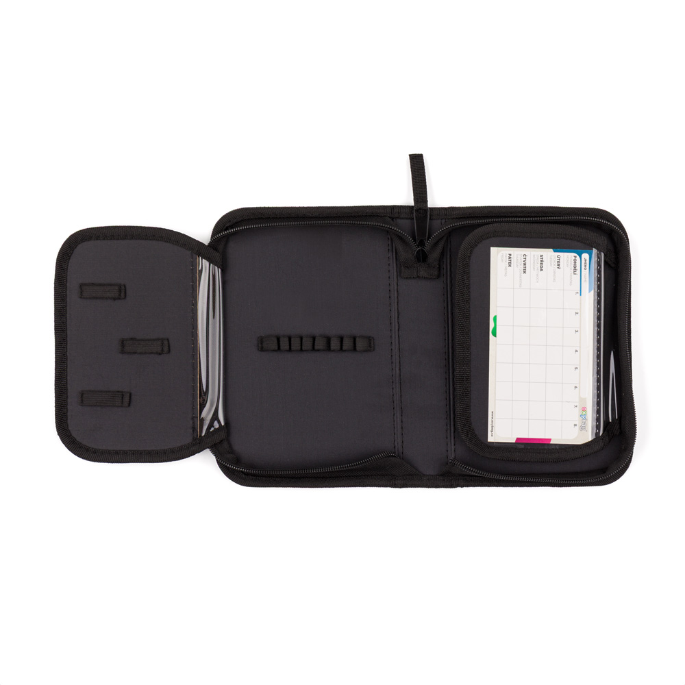 Penál 1 p. 2 chlopně, prázdný UNICOLOR Mint